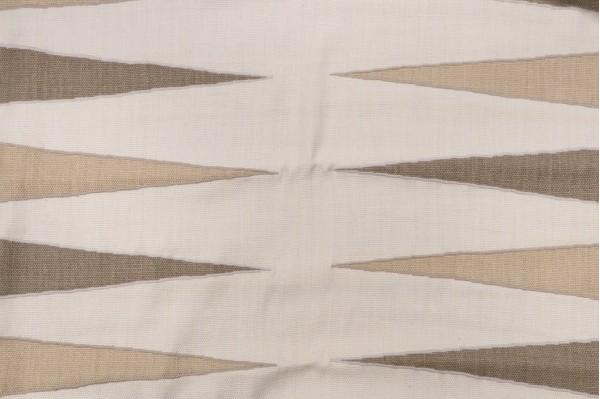 Holmes Printed & Embroidered Drapery Fabric in Natural