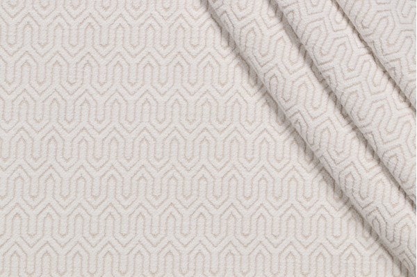 Click for 2 Yards Leona Woven Chenille Upholstery Fabric in Bone Leona Woven Chenille Upholstery Fabric in Bone
