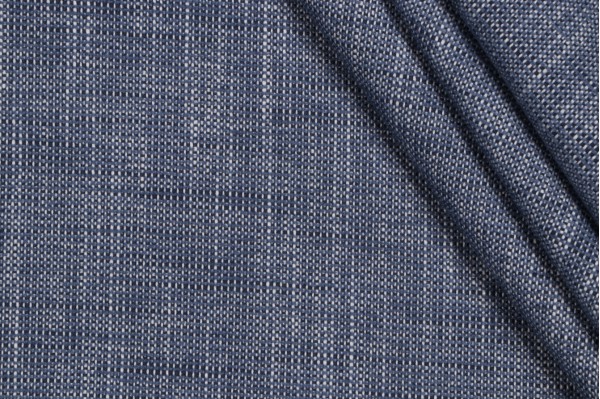 Talia Woven Upholstery Fabric in Indigo