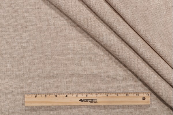 PK Lifestyles Desmond Solid Printed Cotton Blend Drapery Fabric in Dune