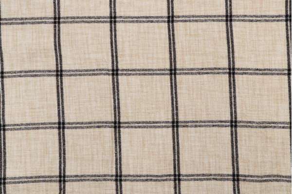 P Kaufmann Campbell Woven Chenille Upholstery Fabric in Domino