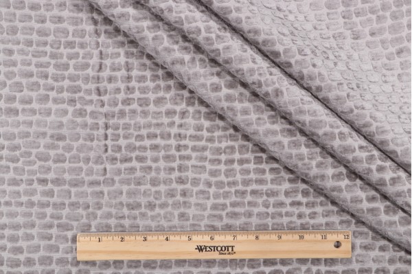 P Kaufmann Hera Performance Woven Chenille Upholstery Fabric in Smoke