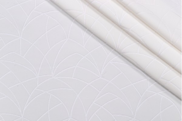 Click for 1 Yards PK Lifestyles Curvature Embroidered Velveteen Decorator Fabric in Snow PK Lifestyles Curvature Embroidered Velveteen Decorator Fabric in Snow