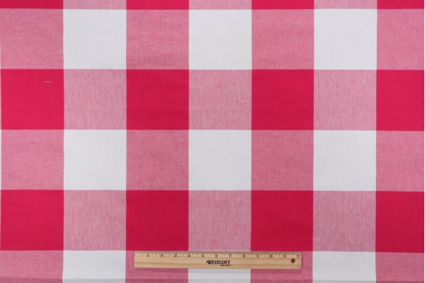 P Kaufmann Call Me Woven Cotton Decorator Fabric in Fuchsia