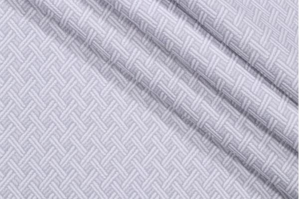 PK Lifestyles Fretwork Performance Plus Woven Upholstery Fabric in Fog