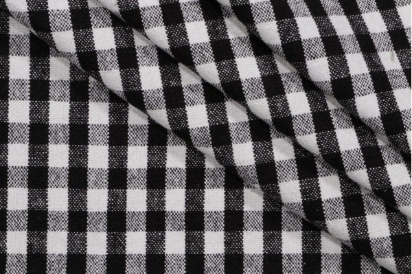 Click for 1 Yards PK Lifestyles Logan Check Woven Upholstery Fabric in Domino PK Lifestyles Logan Check Woven Upholstery Fabric in Domino