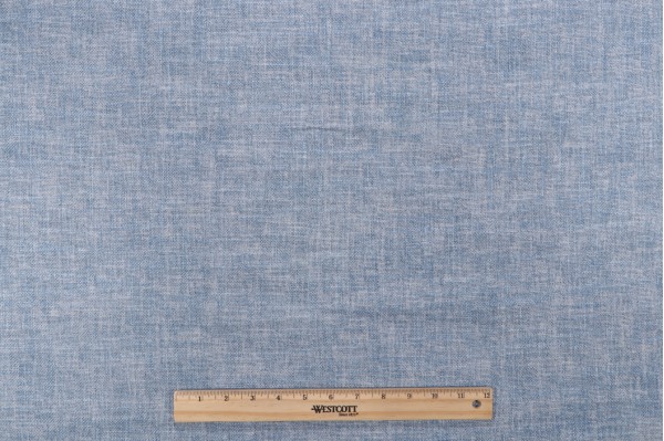 PK Lifestyles Desmond Solid Printed Cotton Blend Drapery Fabric in Chambray
