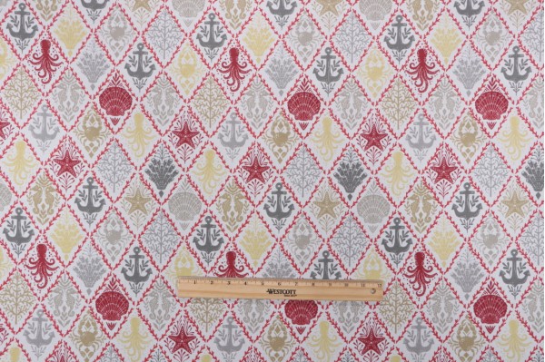 Bryant Fabrics Cloister Printed Polyester Outdoor Fabric in Calypso