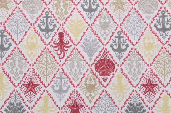 Bryant Fabrics Cloister Printed Polyester Outdoor Fabric in Calypso