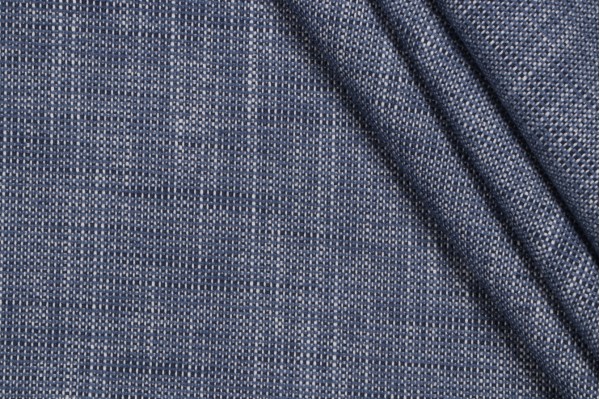 Talia Woven Upholstery Fabric in Indigo