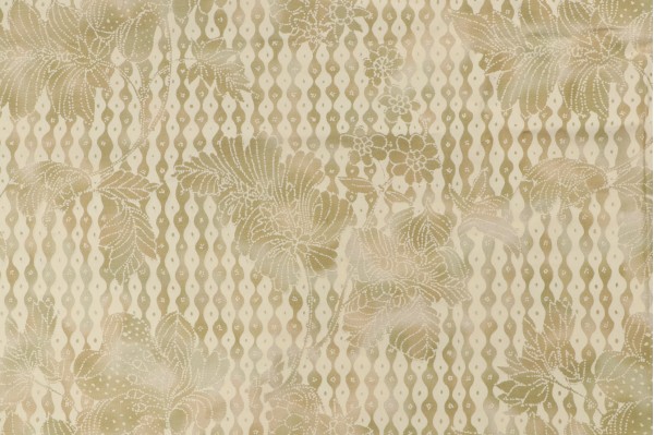 Old World Weavers Louise On Cream Satin Printed Cotton Drapery Fabric in Cream Opal for Scalamandre