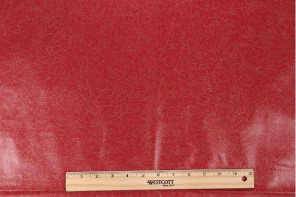 Click for 2.25 Yards Scalamandre Ikara Printed Polished Cotton Drapery Fabric in Red Scalamandre Ikara Printed Polished Cotton Drapery Fabric in Red