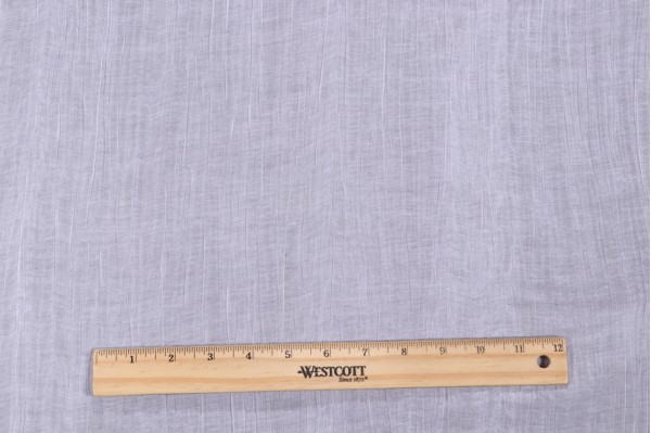 Old World Weavers Fortuna Woven Sheer Drapery Fabric in White for Scalamandre