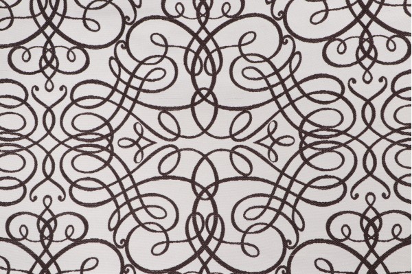 Click for 1.5 Yards Scalamandre Scrollwork Woven Upholstery Fabric in Espresso Scalamandre Scrollwork Woven Upholstery Fabric in Espresso