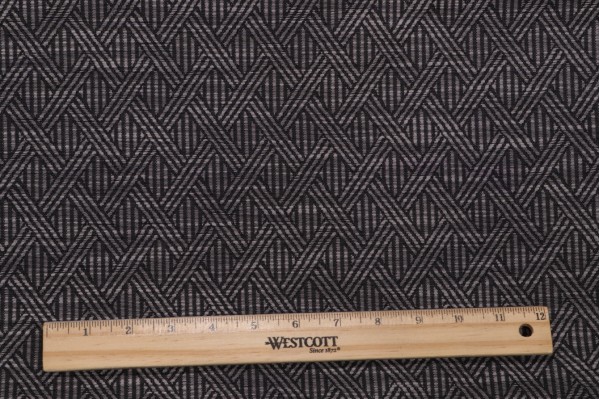 PK Lifestyles Woven Upholstery Fabric in Charcoal