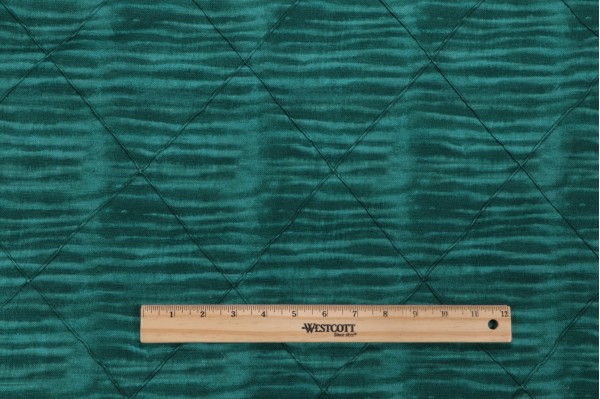 PK Lifestyles Tie-Dye Tuck Printed Pintuck Cotton Drapery Fabric in Juniper