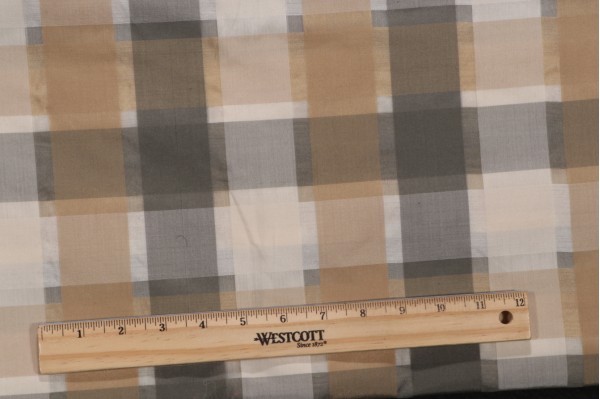 Click for 2.63 Yards Fonthill Gabrieli Sheer Silk Drapery Fabric in Taupe for Scalamandre Fonthill Gabrieli Sheer Silk Drapery Fabric in Taupe for Scalamandre