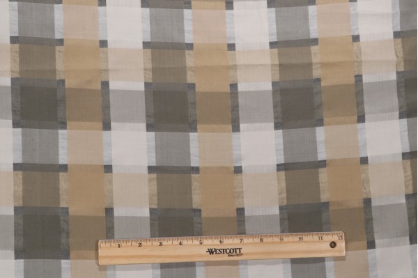 Click for 3.13 Yards Fonthill Gabrieli Sheer Silk Drapery Fabric in Taupe for Scalamandre Fonthill Gabrieli Sheer Silk Drapery Fabric in Taupe for Scalamandre