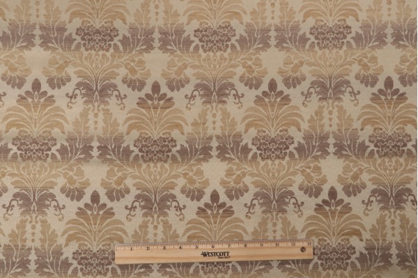 Robert Allen Mandisa Fleur Jacquard Drapery Fabric in Portobello