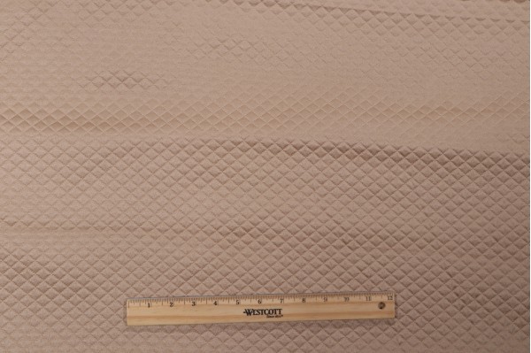 Robert Allen Diamas Matelasse Upholstery Fabric in Almond