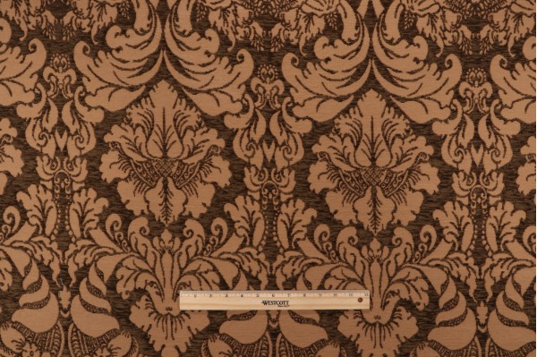 Scalamandre Cinque Woven Chenille Upholstery Fabric in Khaki