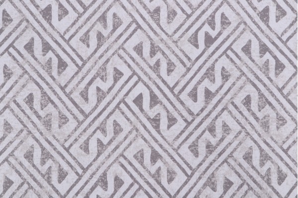 Magnolia Home Lander Printed Cotton Drapery Fabric in Grey