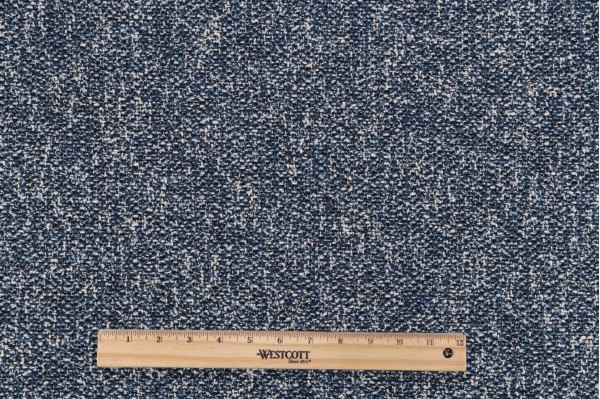 Carroll Woven Upholstery Fabric in Marine