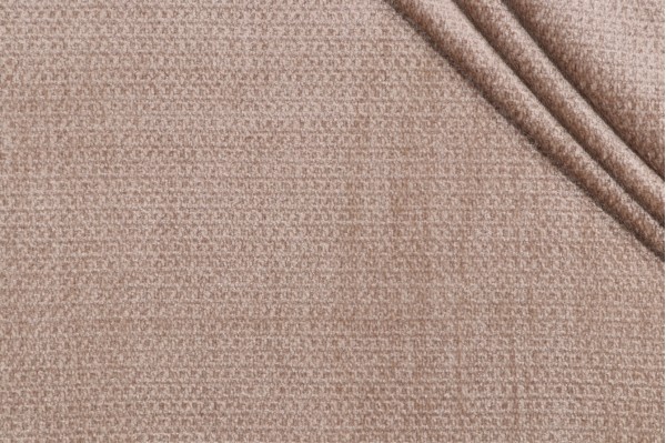 Scalamandre Alfa Plain Woven Chenille Upholstery Fabric in Beige