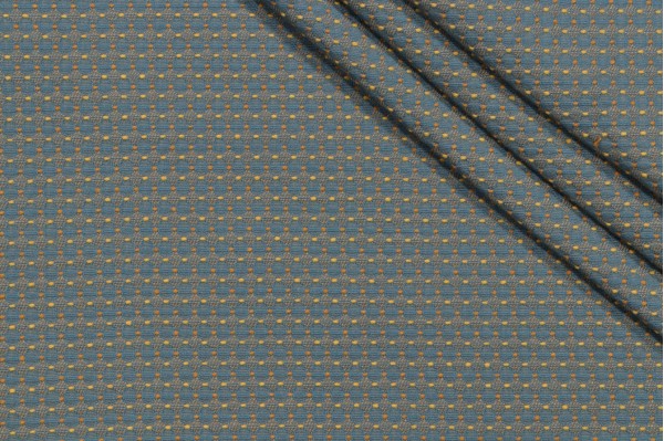 Scalamandre Armaturo Unito Woven Upholstery Fabric in Ocean Blue