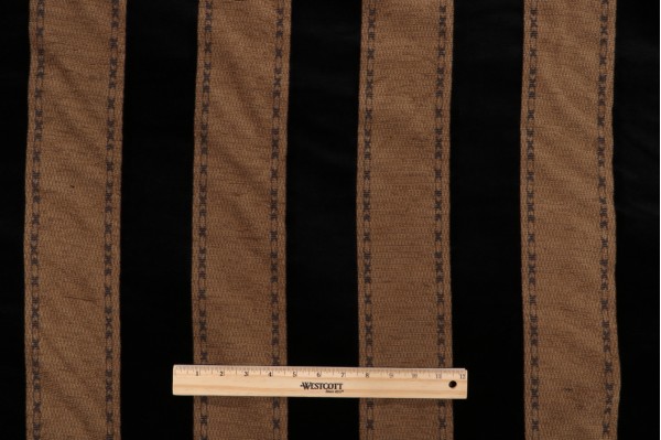 Scalamandre Avalon Velvet Upholstery Fabric in Black