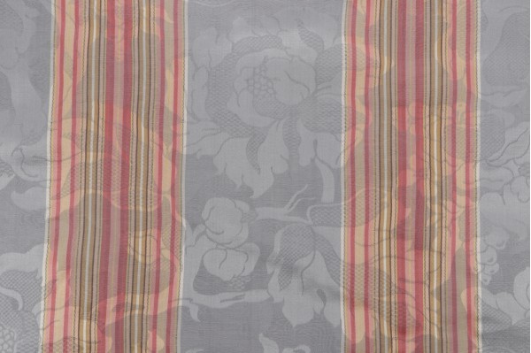 Click for 9 Yards Scalamandre Damasco Imberline Damask Decorator Fabric in Grey/Rust Scalamandre Damasco Imberline Damask Decorator Fabric in Grey/Rust