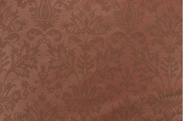 Scalamandre Alexandrine Damask Decorator Fabric in Cardinal Moss