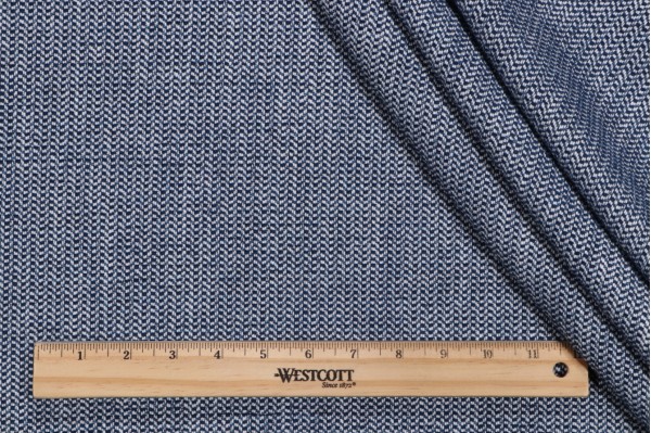 Tommy Bahama Woven Chenille Outdoor Fabric in Indigo