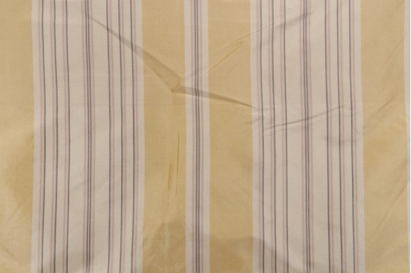 Scalamandre Nicolet II Silk Decorator Fabric in Pale Yellow
