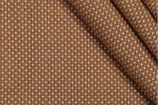 Scalamandre Woven Upholstery Fabric in Red/Yellow/Khaki