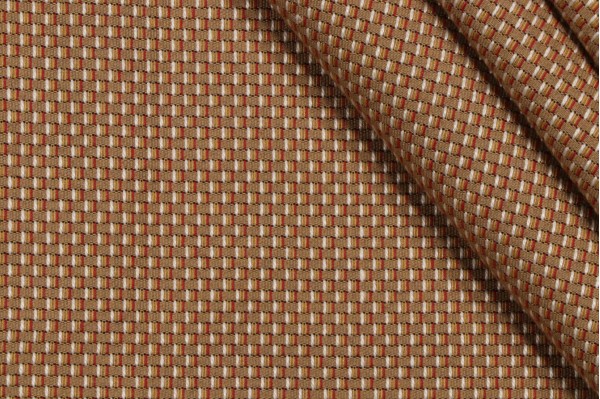 Scalamandre Woven Upholstery Fabric in Red/Yellow/Khaki