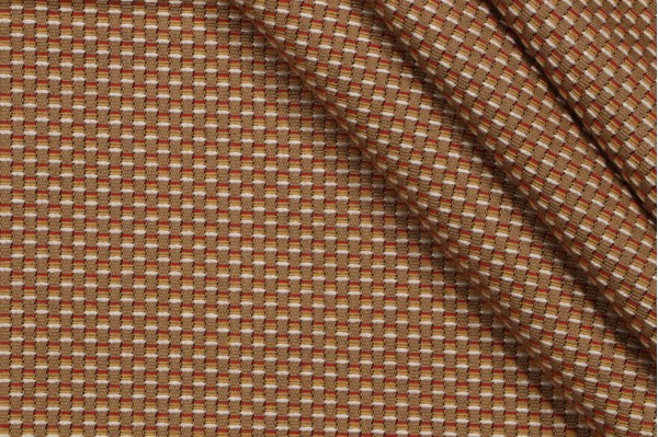 Scalamandre Woven Upholstery Fabric in Red/Yellow/Khaki