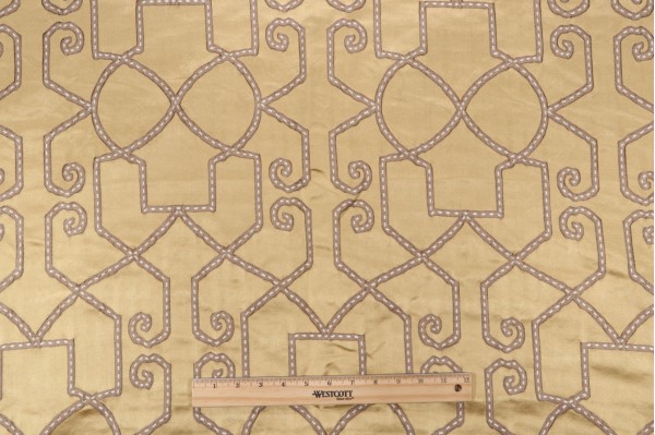 Click for .88 Yards Scalamandre Woven Upholstery Fabric in Gold Scalamandre Woven Upholstery Fabric in Gold