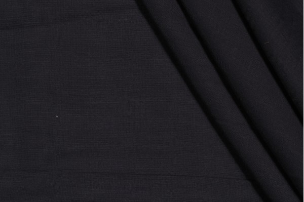 Scalamandre Madrid Sheer Woven Drapery Fabric in Onyx