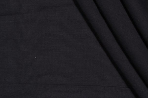 Scalamandre Madrid Sheer Woven Drapery Fabric in Onyx