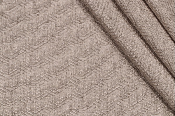 Candee Woven Upholstery Fabric in LAtte