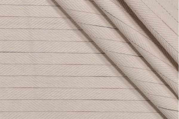 Marlatex Baylor Woven Upholstery Fabric in Flax