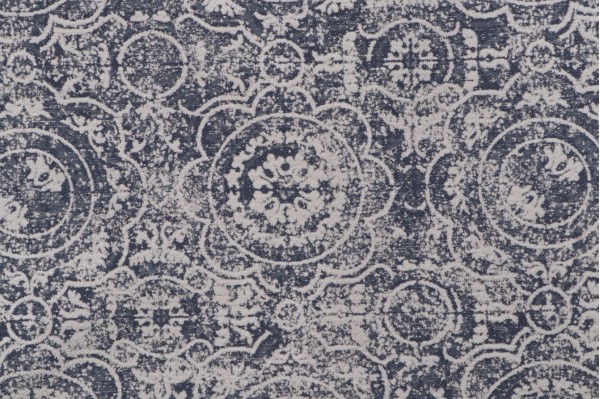 Kirsty Woven Chenille Upholstery Fabric in Bluestone