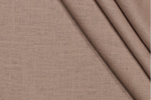 Wexford Linen Woven Decorator Fabric in Cappuccino