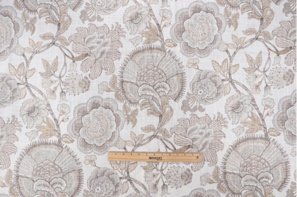 Richloom Smyth Printed Drapery Fabric in Vintage