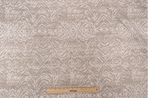 Gibson Woven Chenille Upholstery Fabric in Oyster