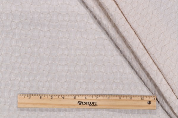 Sydney Embroidered Decorator Fabric in Beige