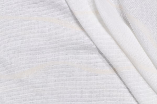 Alessi Sheer Woven Drapery Fabric in Whisper