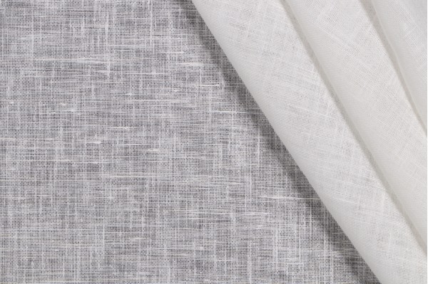 Aura Sheer Woven Drapery Fabric in Cloud