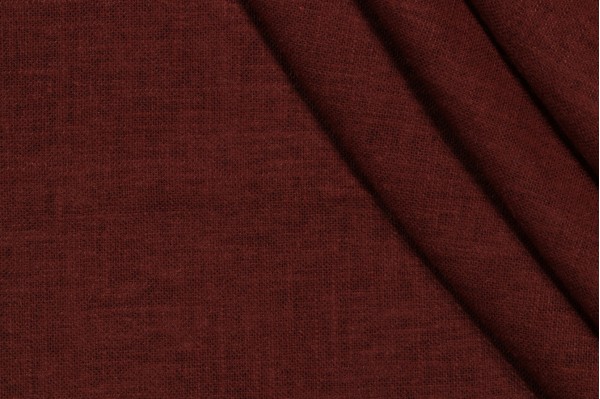 Covington Jefferson Linen Woven Drapery Fabric in 361-Brown Blaze